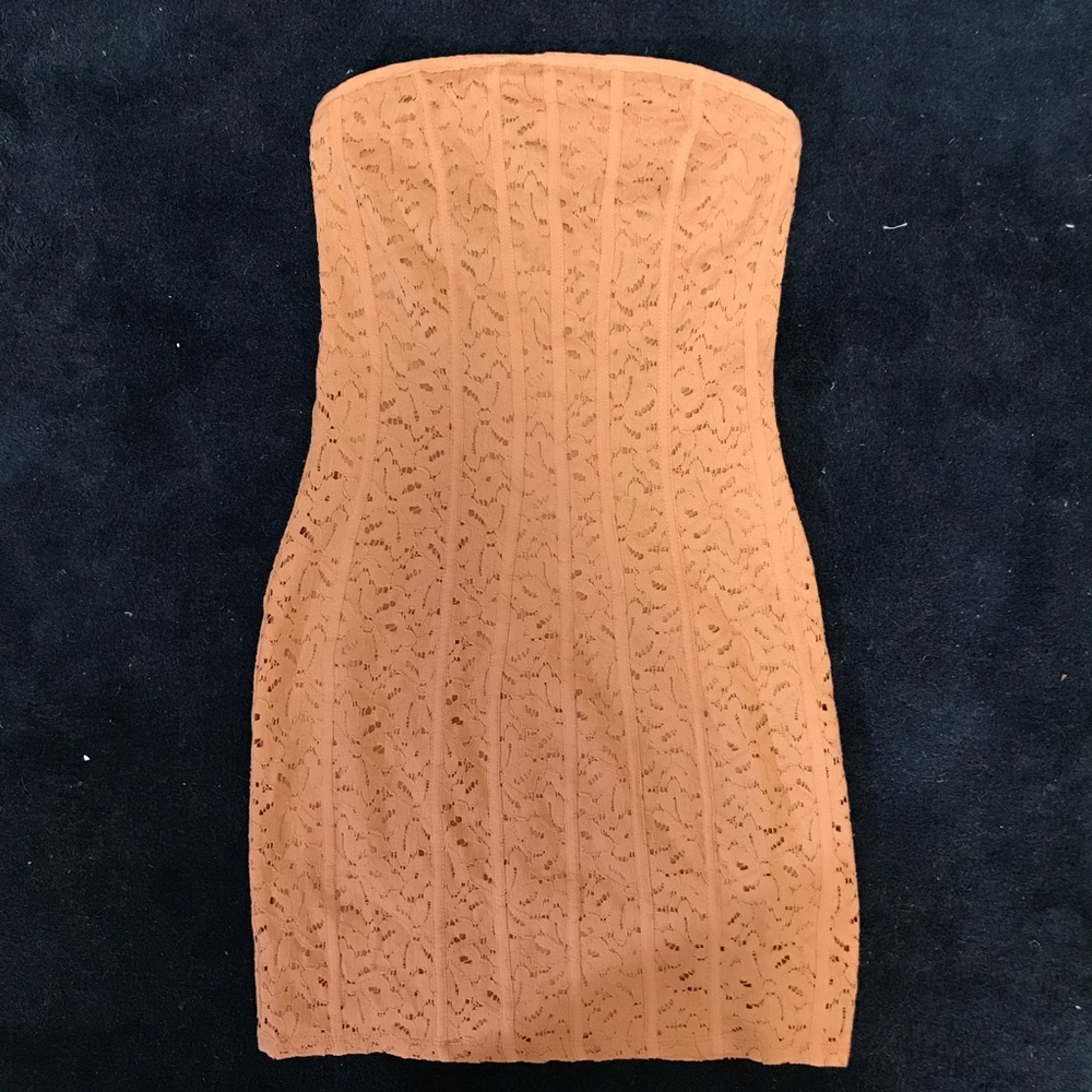 UO lace strapless bodycon dress NEW W TAGS